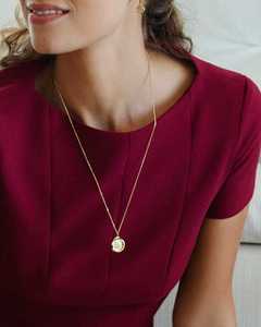 Holly Necklace L Gold