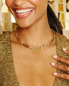 Barre Necklace Multi Gold
