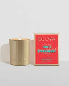 Homeware: Chilli Strawberry Mini Goldie Candle Holiday Collection
