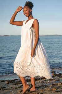 Bottom Heavy Dress White