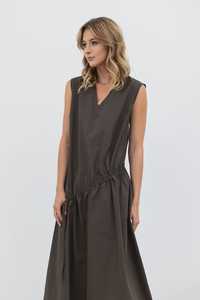 X Lab: Cinematic Dress Olive