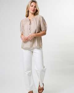 Arlo Blouse  Mariner Sand