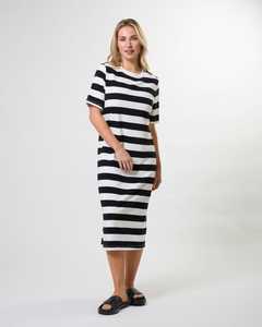 Stella Gemma: Sandy Dress Black Stripe