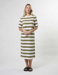 Sandy Dress Khaki Stripe