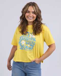 Beautiful Day Tee Lemon