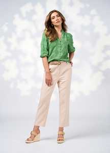Tops: Mischa Blouse Dark Pistachio