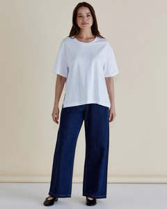 Relax Boxy Tee White