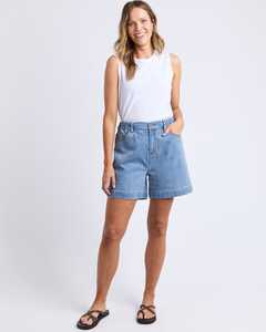 Birdie Denim Short Light Blue