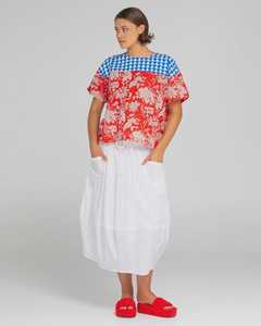 Bottoms: Guru Skirt Basic White