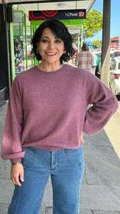 Knits: BELLOW SLEEVE - MAUVE