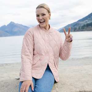 Talei Quilt Bomber Blush