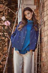 Knits: GABY SWEATER KINGFISHER