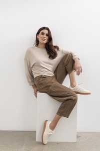 Bailey Barrel Jean Brown
