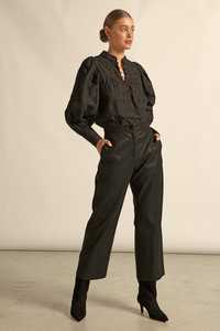 Vista Top Black Check