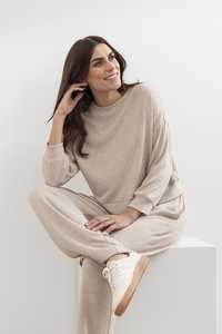 Moss: 3/4 Sleeve Knit Oat