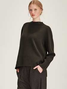Caroline Sills: Rei Merino Sweater Khaki