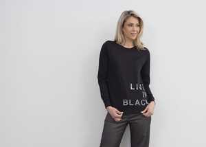 Live In Black Tee