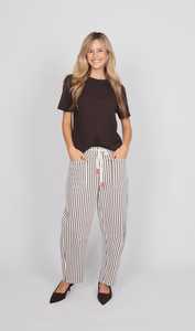 Carter Barrel Jeans - Chocolate Stripe