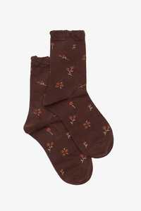 Antler: Choc Cosmos Sock