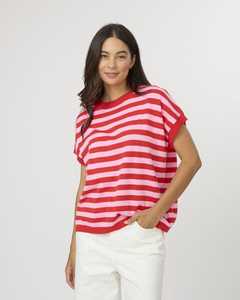Stella Gemma: Gwen Tee Pink/Red