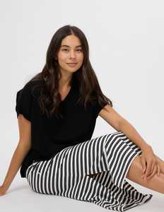Essentials Skirt Black Stripe
