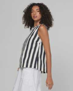Shiro Top Mono Stripe