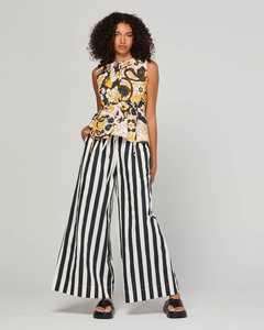 Bottoms: Shiro Pant Mono Stripe