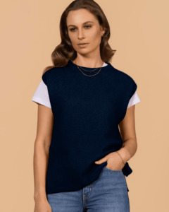 Knits: Cielo Vest - Ink