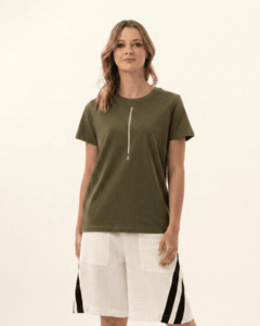 Scene Stealer Tee Walnut/White