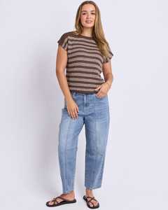 Cleo Knit Top Chocolate