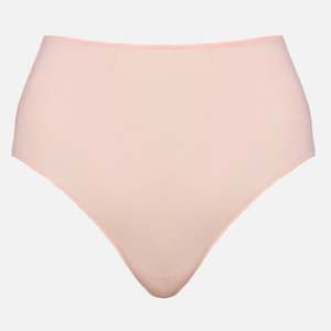 Rosy Pink: Whitney High Waist Bikini - Rosy