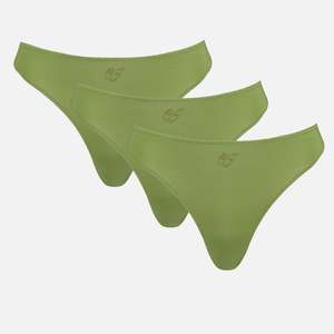Knickers By Styles: Monogram Whitney Bikini 3 Pack