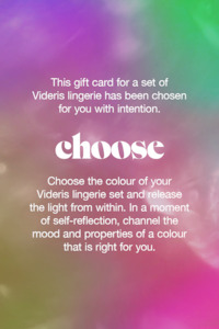 Gift Set Cards: Lingerie Gift Card