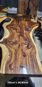 Products: Epoxy Timber Bar Leaner. Dimension: L2920 x W900/800 x T60 x H750mm - Vietnz Trading