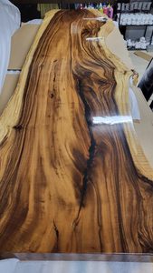 Products: Epoxy Resin Timber Bar Leaner. Dimension: L2950 x W800 x T60 x H750mm - Vietnz Trading