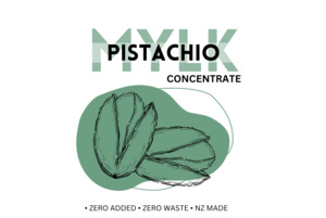 Products: Pistachio Mylk Concentrate Mylk made here VV Mylk