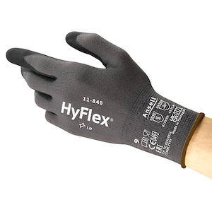 Ansell HyFlex 11-840 Foam Nitrile Grip & Abrasion-Resistant Gloves – Extra Grip