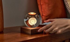 Home Decor: Dandelion - 3D Laser Engraved LED Light
