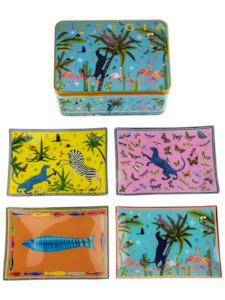 Tin Jungle - 4 Glass Plates