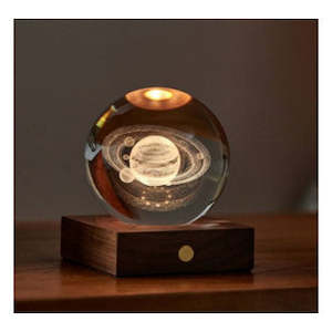 Ginko Lights: Saturn 3D Laser Engraved Light