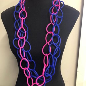 Rubber Tubing Necklace - Village Beads