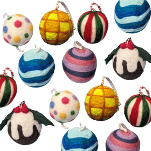 Needle Felted Christmas Decorations - Ages 15+ - Village Beads