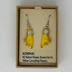 Kowhai Earrings - Village Beads