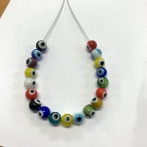 Evil Eye Beads- Pack of 10 - Village Beads