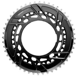 Components Gears Drivetrain Chainrings: SRAM Force Threaded 2X E1 Chain Ring Kit For Powermeter