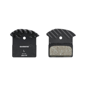 Components Brakes: SHIMANO DISC BRAKE PAD BP-J05A-RF RESIN WITH FIN 1 pair