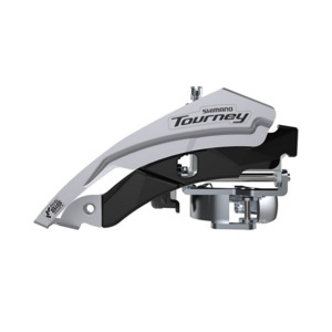 Components Gears Drivetrain Derailleurs: SHIMANO TOURNEY Front Derailleur FD-TY601-L6 Triple TOP SWING Band-type, M (31.8 mm) / L (34.9 mm)