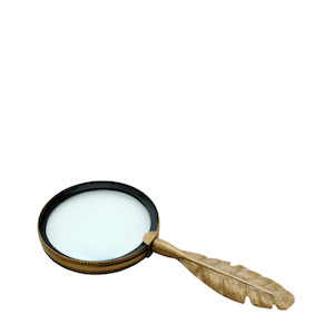 homeware: Magnifying Glass with Feather Handle by Le Monde