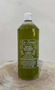 Bath Accessories: Le Serail Marseille Liquid Soap - Olive Lavender 1L Refill