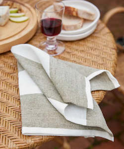 French Country Collections 1: Stripe Napkin Set of 4 - French Country Collections